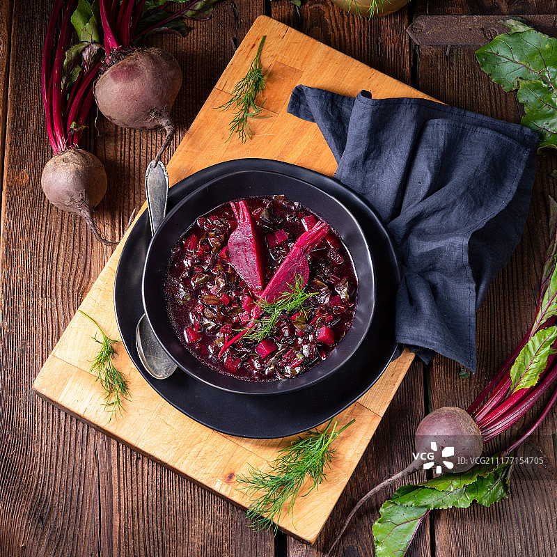 俄式美味红菜汤图片素材