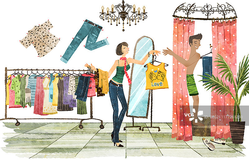 年轻女人的生活方式图片素材