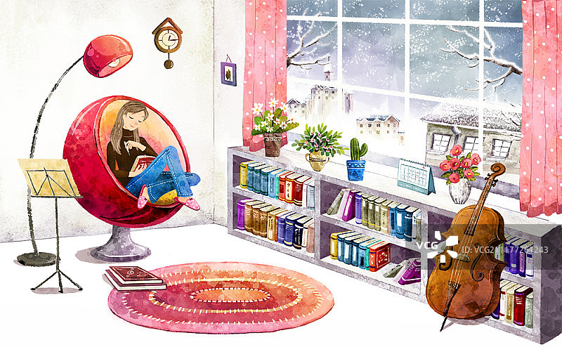 年轻女人的生活方式图片素材