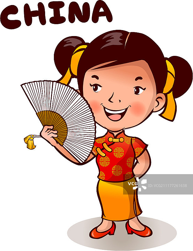 身着传统服饰的角色图片素材