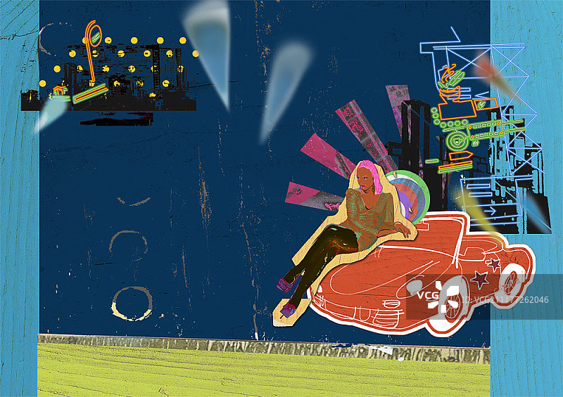 波普艺术概念插图图片素材