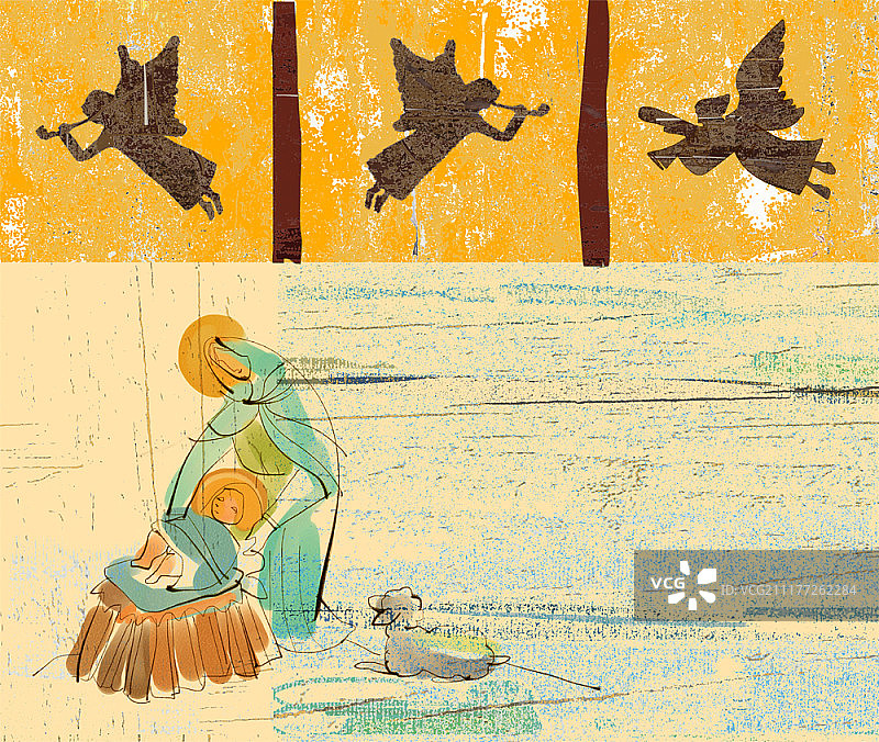 冬季概念插画图片素材