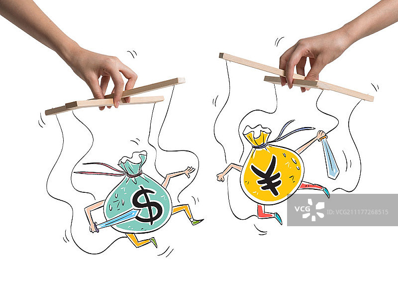 金融概念合成图图片素材
