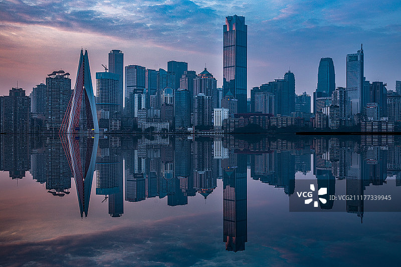 镜像重庆都市建筑图片素材