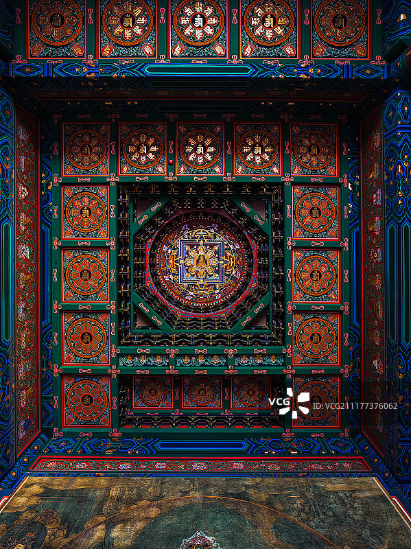 北京西山门头沟秋景法海寺八大处翠湖图片素材