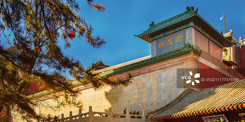 北京西山门头沟秋景法海寺八大处翠湖图片素材
