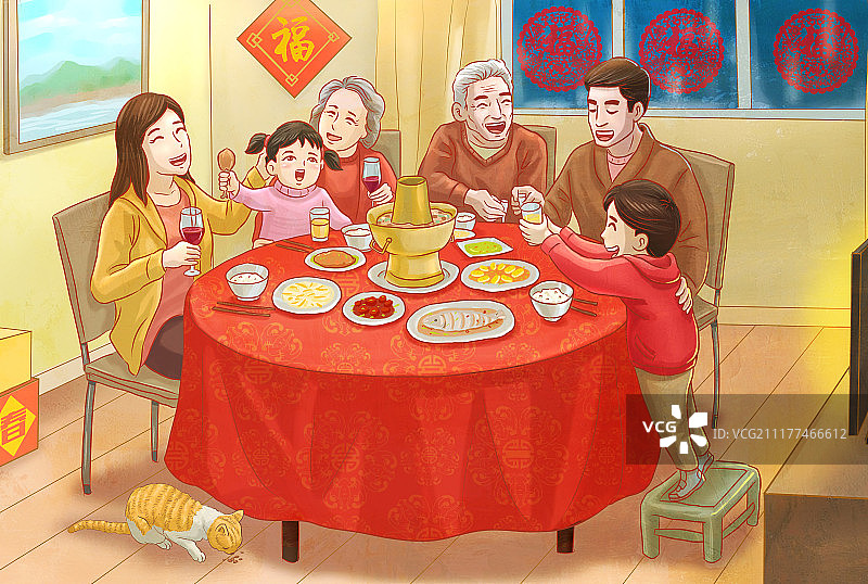 欢度新年图片素材