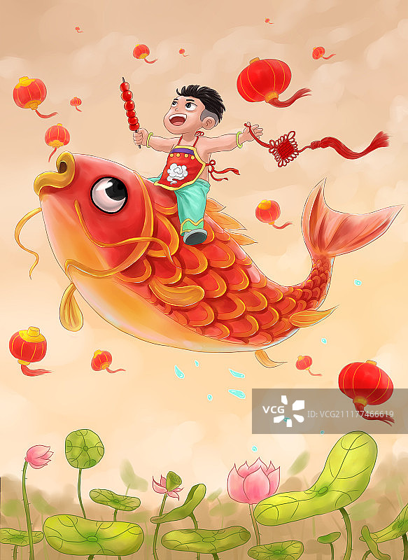 鲤鱼跃龙门图片素材