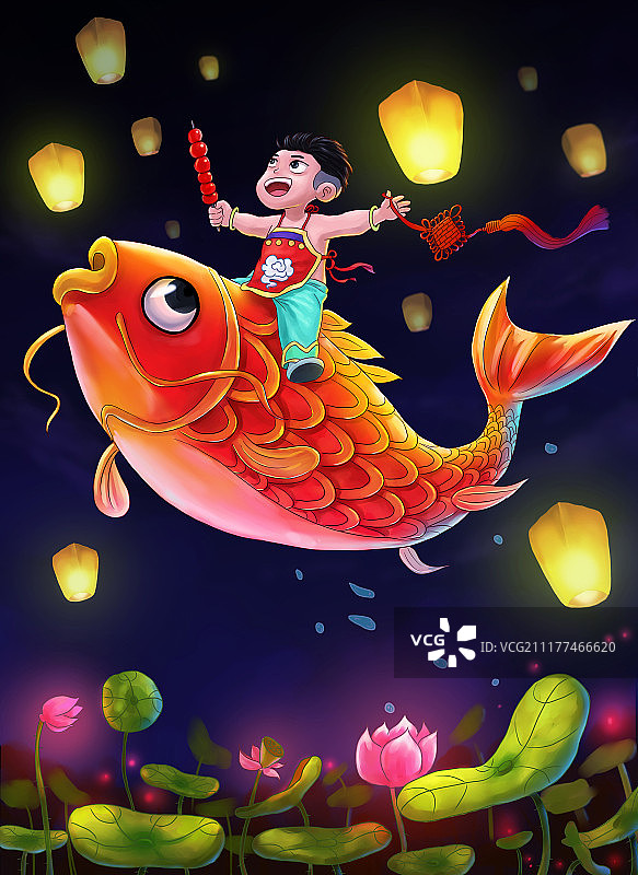 鲤鱼跃龙门图片素材