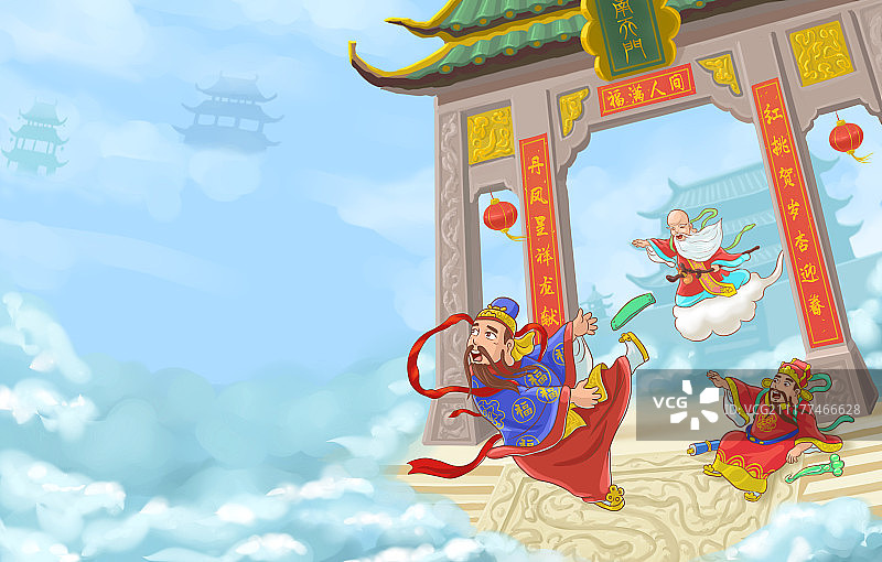 福禄寿图片素材