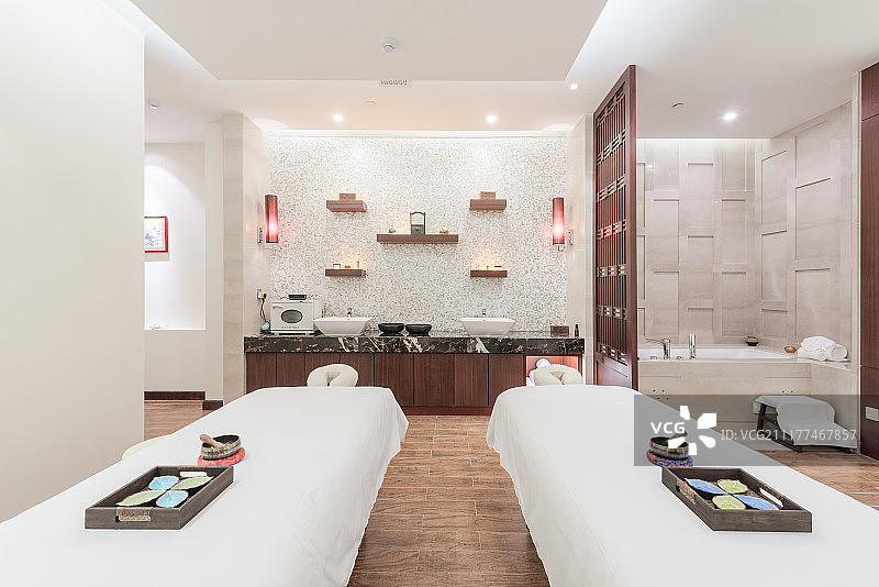 五星级酒店SPA理疗间图片素材