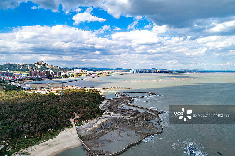 香港海岛航拍大海蓝天高清广告背景图图片素材