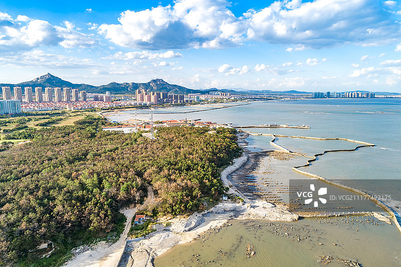 香港海岛航拍大海蓝天高清广告背景图图片素材