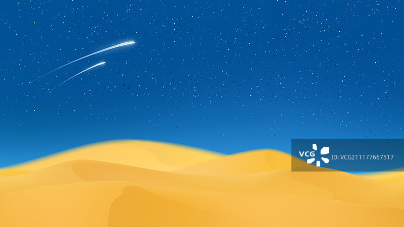 沙漠星空图片素材