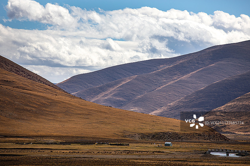 四川新龙县风光图片素材