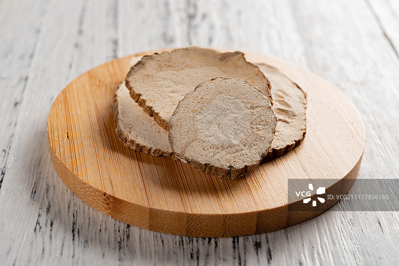 影棚拍摄中药白芷特写图片素材