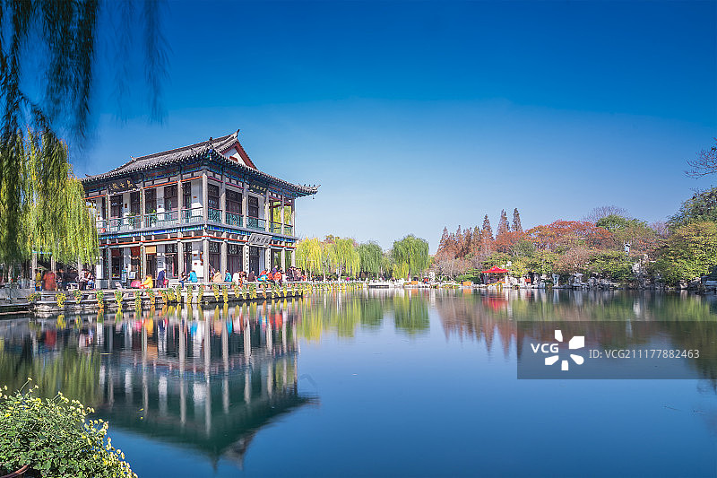 济南五龙潭图片素材