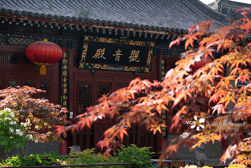 西安卧龙禅寺图片素材