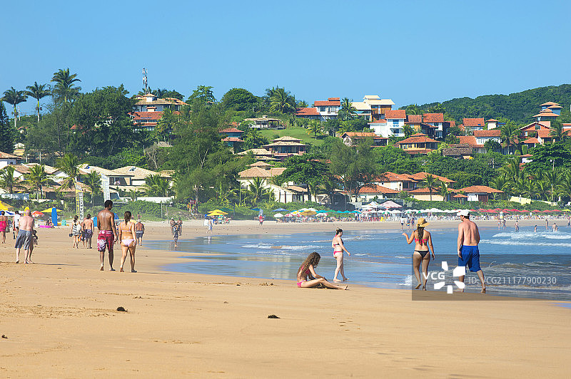巴西里约热内卢州格里巴海滩图片素材