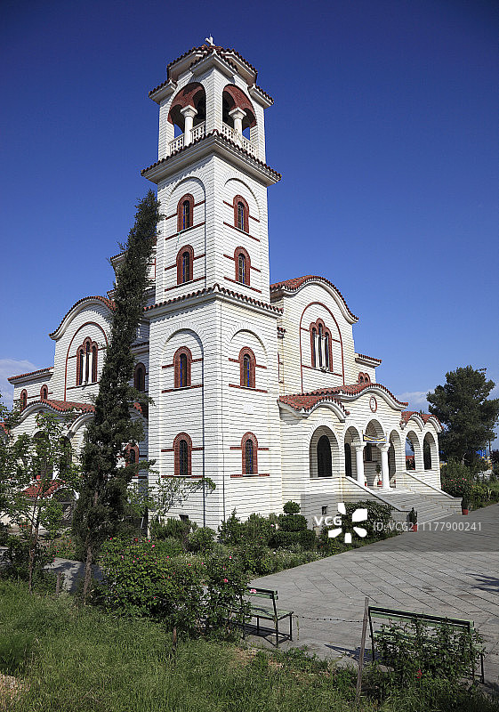 都拉斯圣保罗和圣阿斯蒂乌斯东正教大教堂图片素材