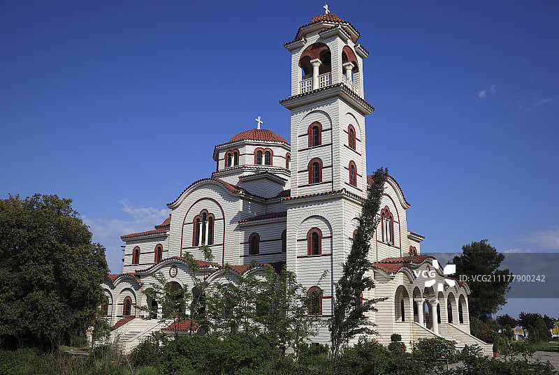 都拉斯圣保罗和圣阿斯蒂乌斯东正教大教堂图片素材