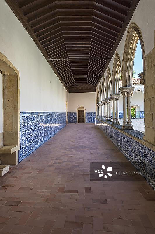 托马尔基督会院的洗衣回廊，联合国教科文组织世界遗产，葡萄牙图片素材