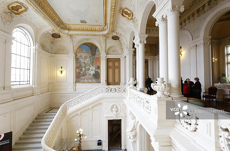 普瓦捷市政厅，法国图片素材