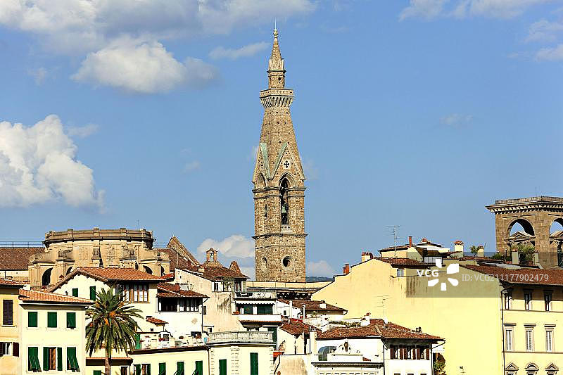 意大利托斯卡纳佛罗伦萨圣十字大教堂图片素材