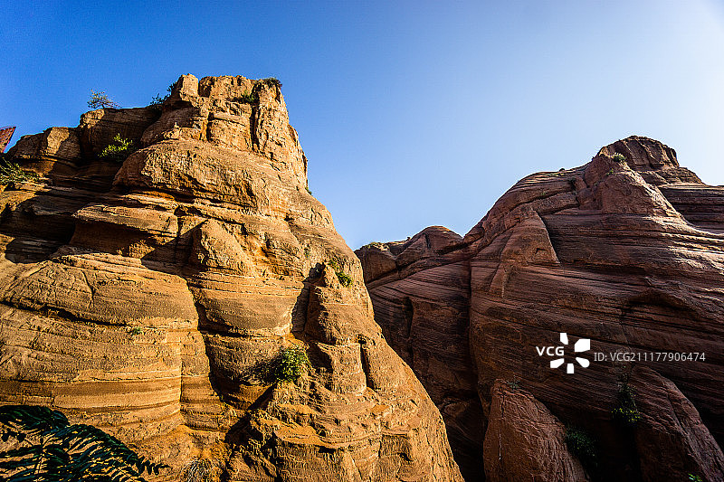 波浪谷自然风景图片素材