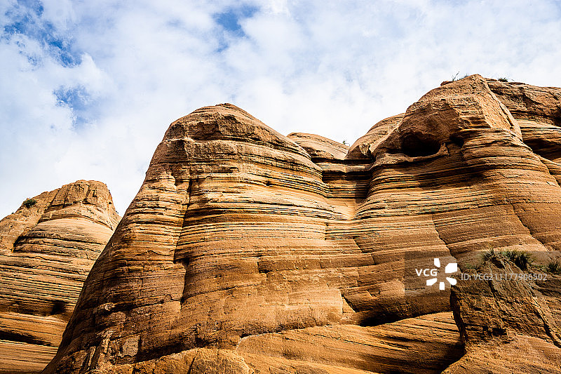 波浪谷自然风景图片素材
