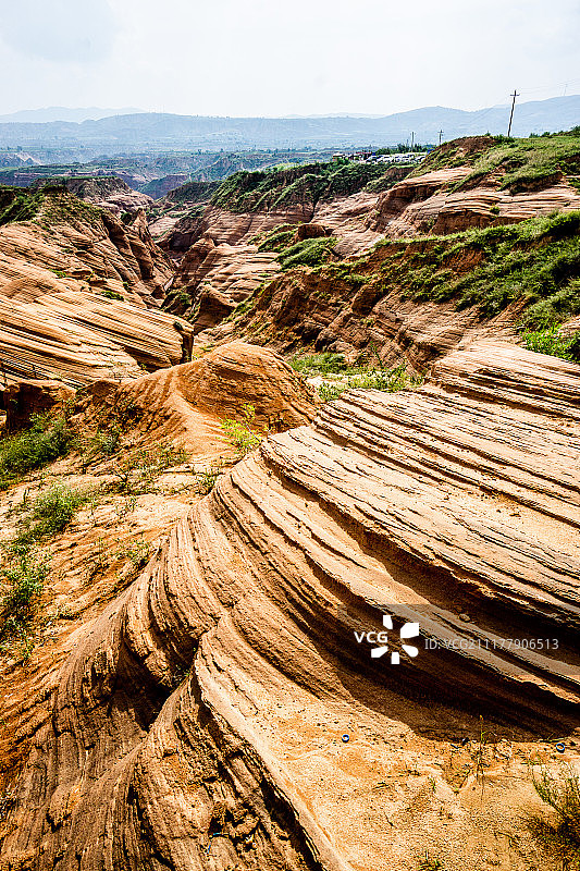 波浪谷自然风景图片素材