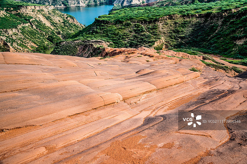 波浪谷自然风景图片素材