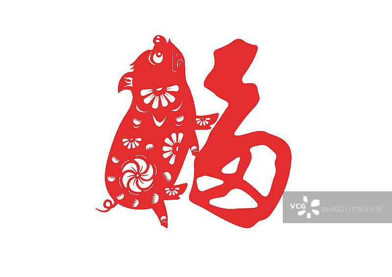 猪年2019图3图片素材