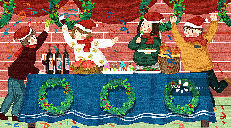 小清新可爱圣诞节系列图片素材