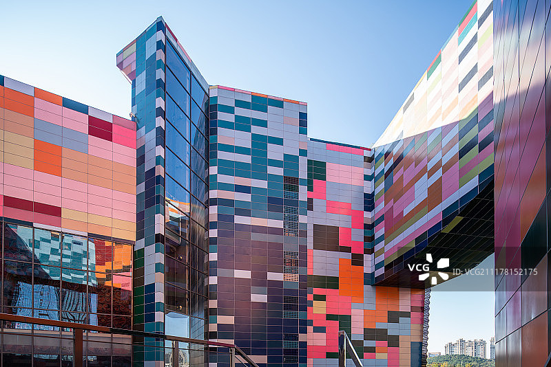 贵州彩色特色地标建筑图片素材