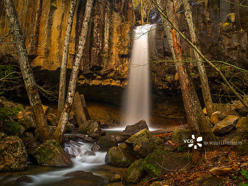 赫奇克里克瀑布图片素材