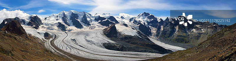 伯尔尼纳山脉图片素材