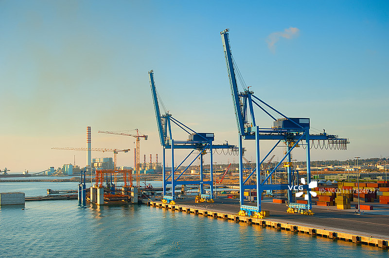工业商业海港图片素材