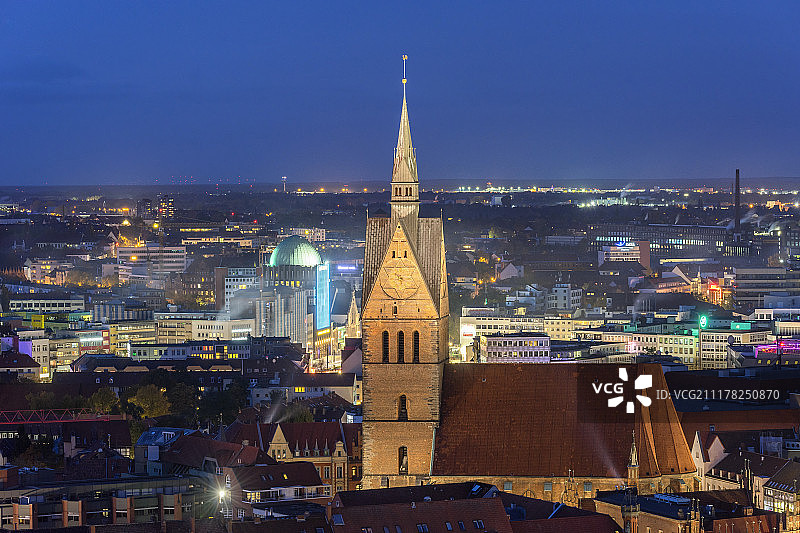 汉诺威鸟瞰图图片素材