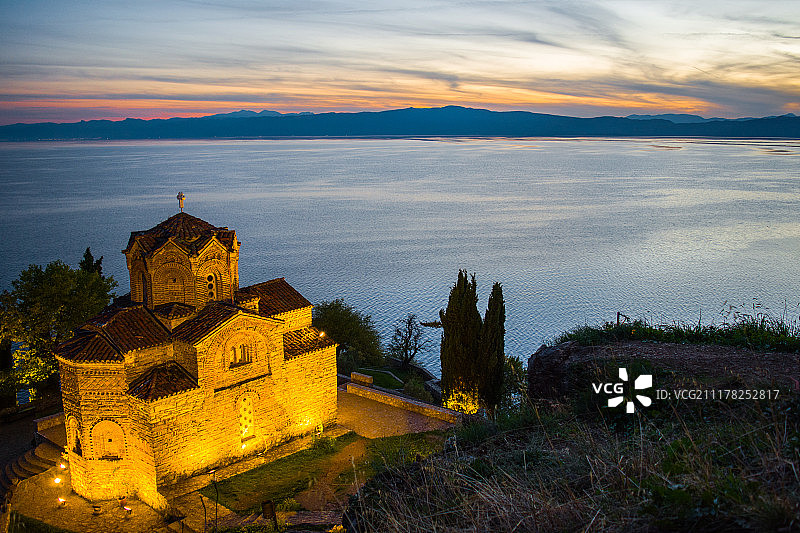 奥赫里德湖图片素材