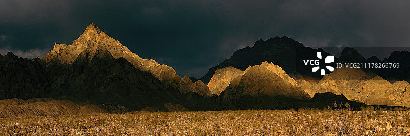 死亡谷的葬礼山脉图片素材