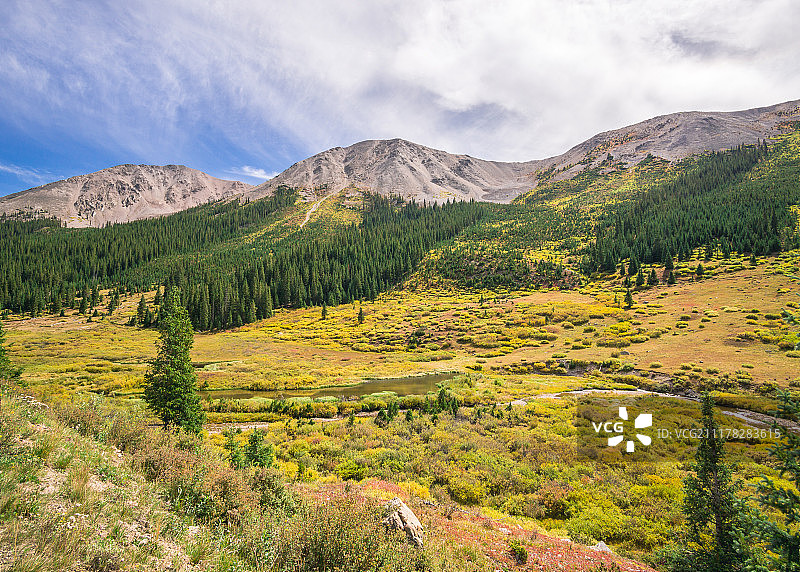 咆哮叉山谷图片素材