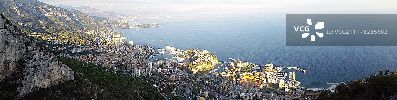摩纳哥公国全景图片素材