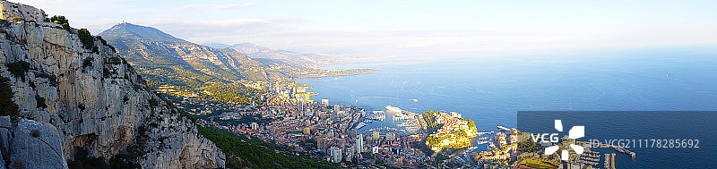 摩纳哥公国全景图片素材