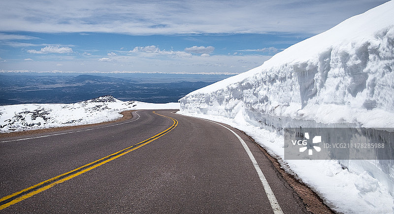 派克斯峰路图片素材