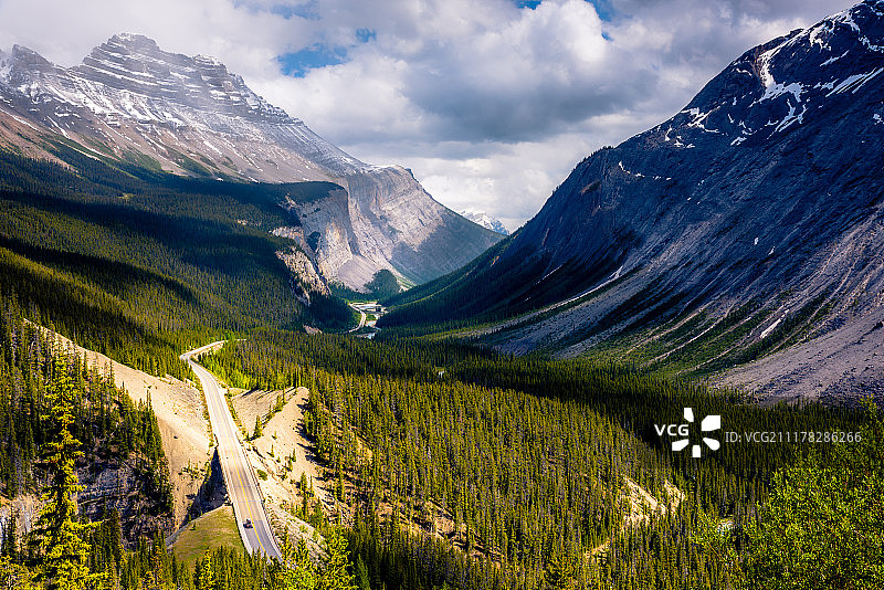 通往未知之路图片素材