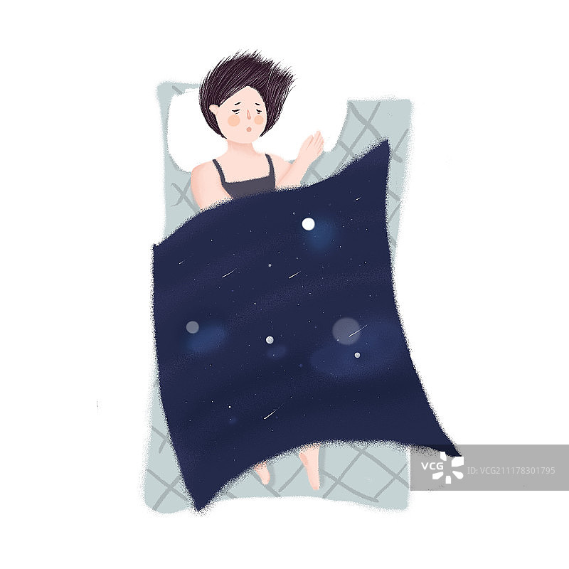 怀孕系列-难以入睡图片素材