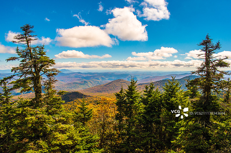 基林顿峰，佛蒙特州基林顿图片素材