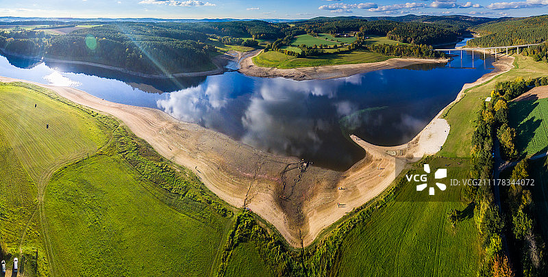 Eixendorfer水库全景图片素材