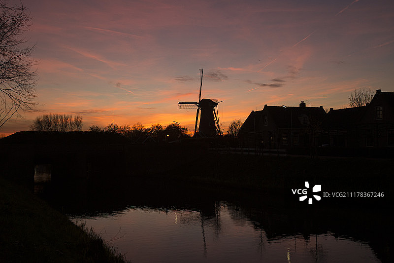 霍夫多普的De Eersteling风车图片素材